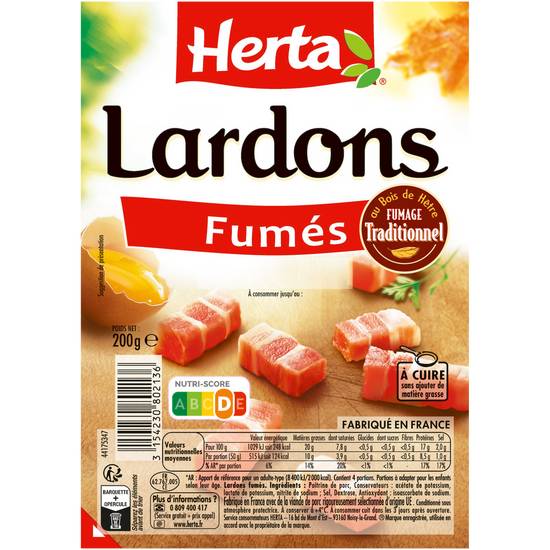 Herta - Lardons fumés