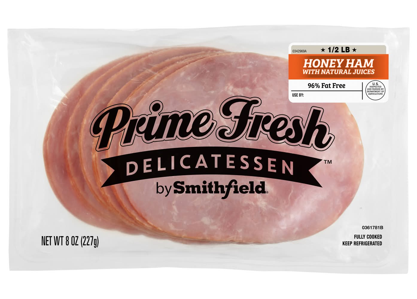 Smithfield Prime Fresh Delicatessen Ham, Honey (8 oz)