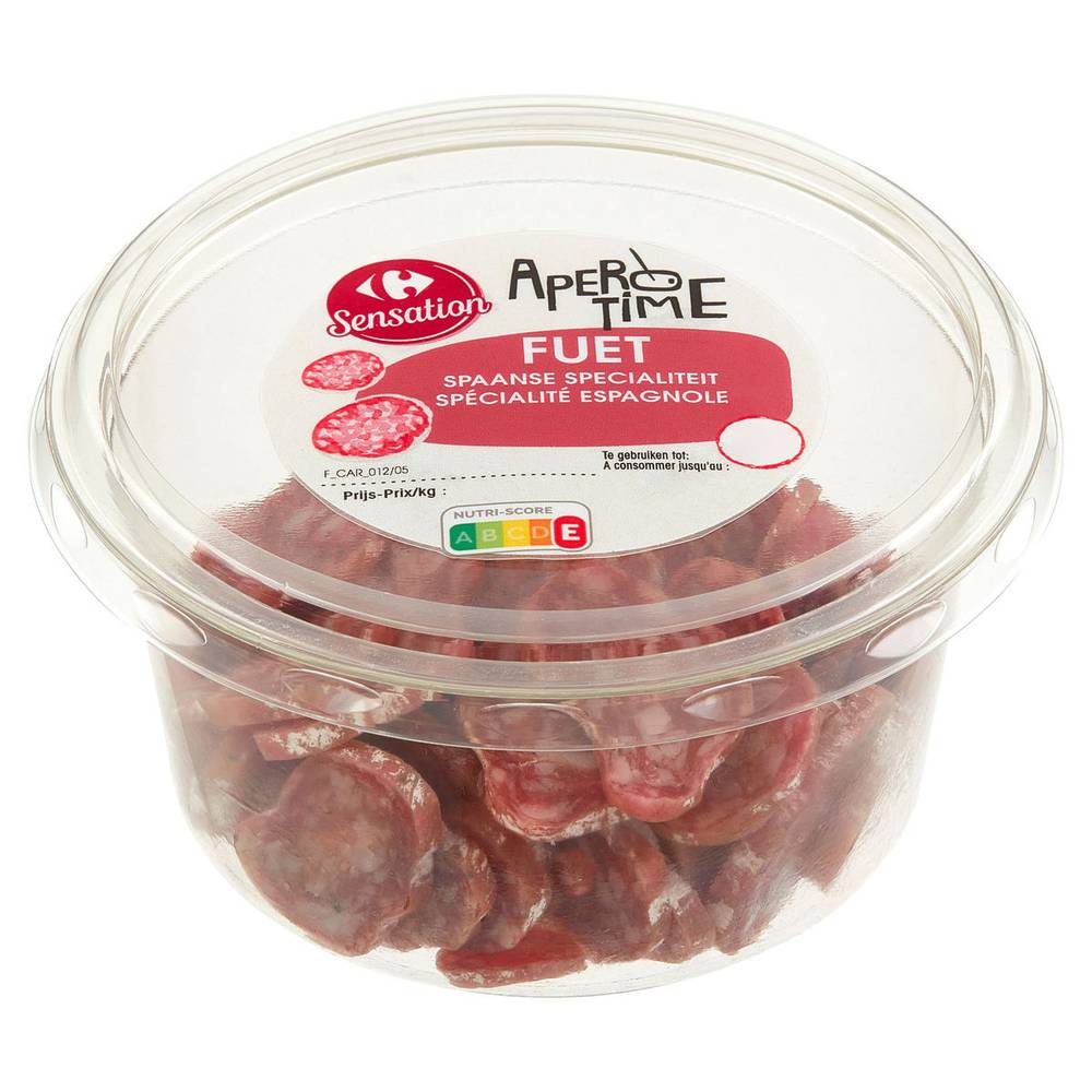 Carrefour Sensation Apero Time Fuet Spaanse Specialiteit 100g