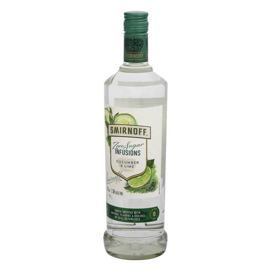 Smirnoff Infusions Cucumber & Lime Vodka (750 ml)