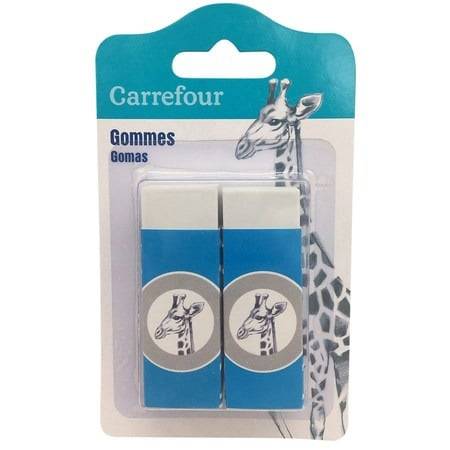 Carrefour - Gommes (2 pièces)