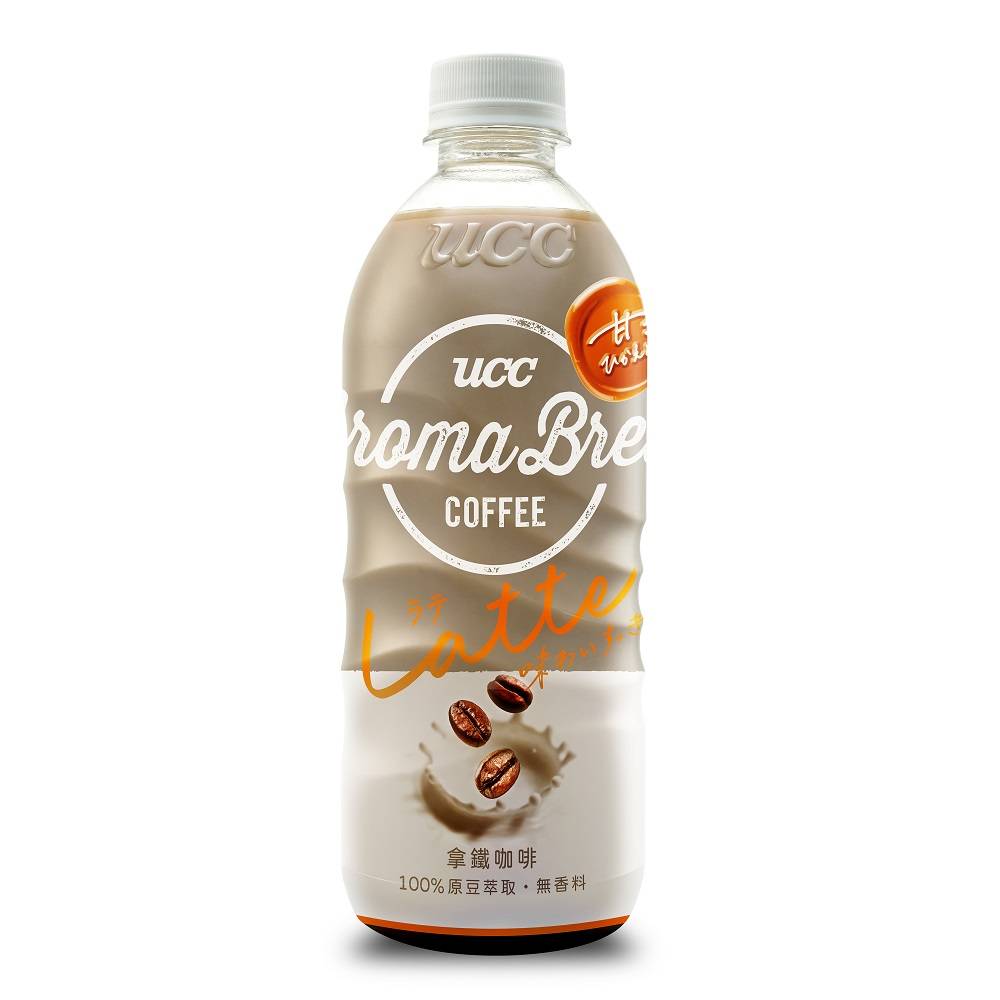 UCC Aroma Brew 艾洛瑪拿鐵咖啡Pet 500ml <500ml毫升 x 1 x 4BOTTLE瓶> @10#4710090040294