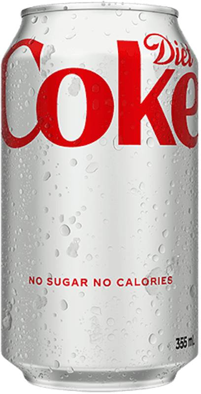 CAN DIET COKE