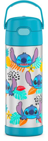 Thermos Funtainer Vacuum Insulated Stainless Steel Water Bottle With Spout, 16 Oz, Teal