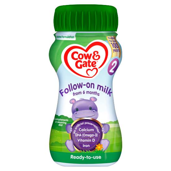 Cow & Gate 2 Follow on Baby Milk Formula 200ml
