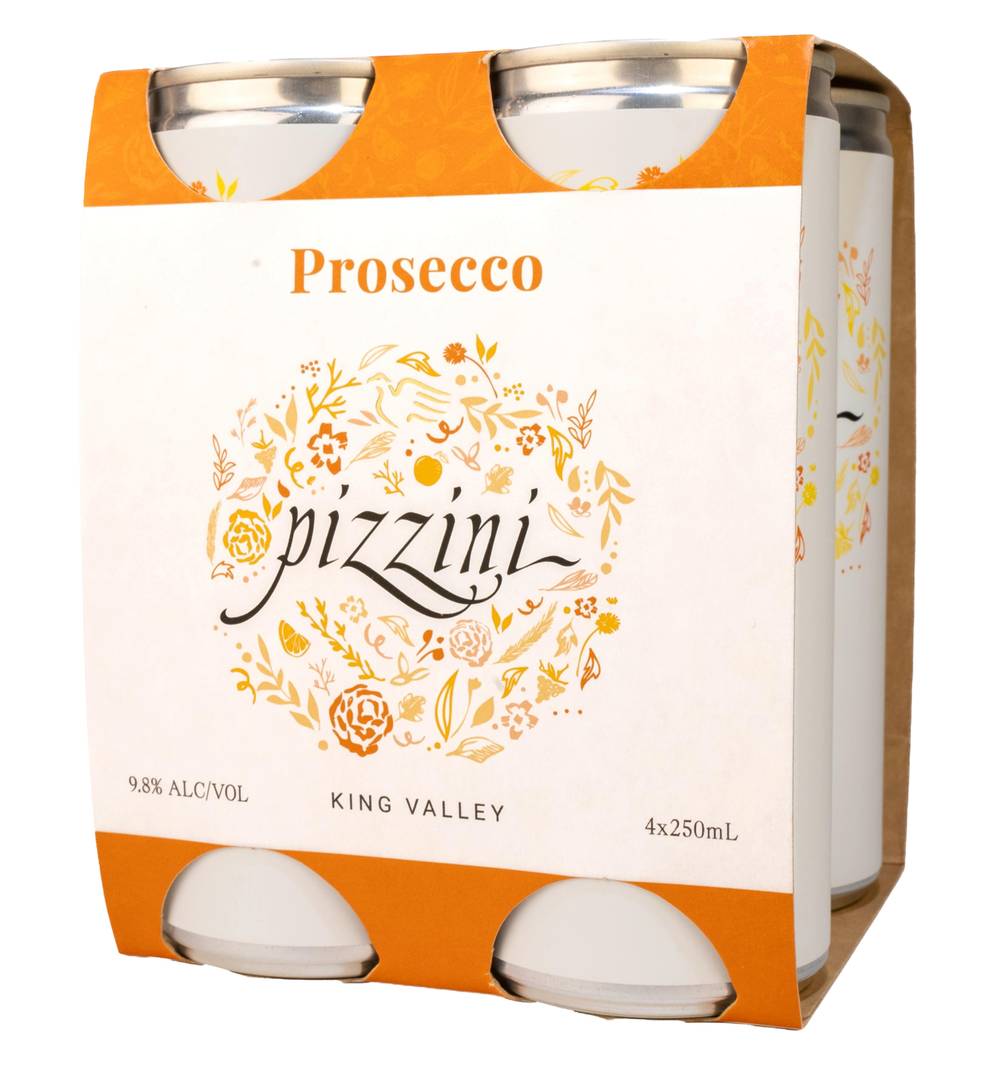 Pizzini Prosecco Can 250mL X 4 pack