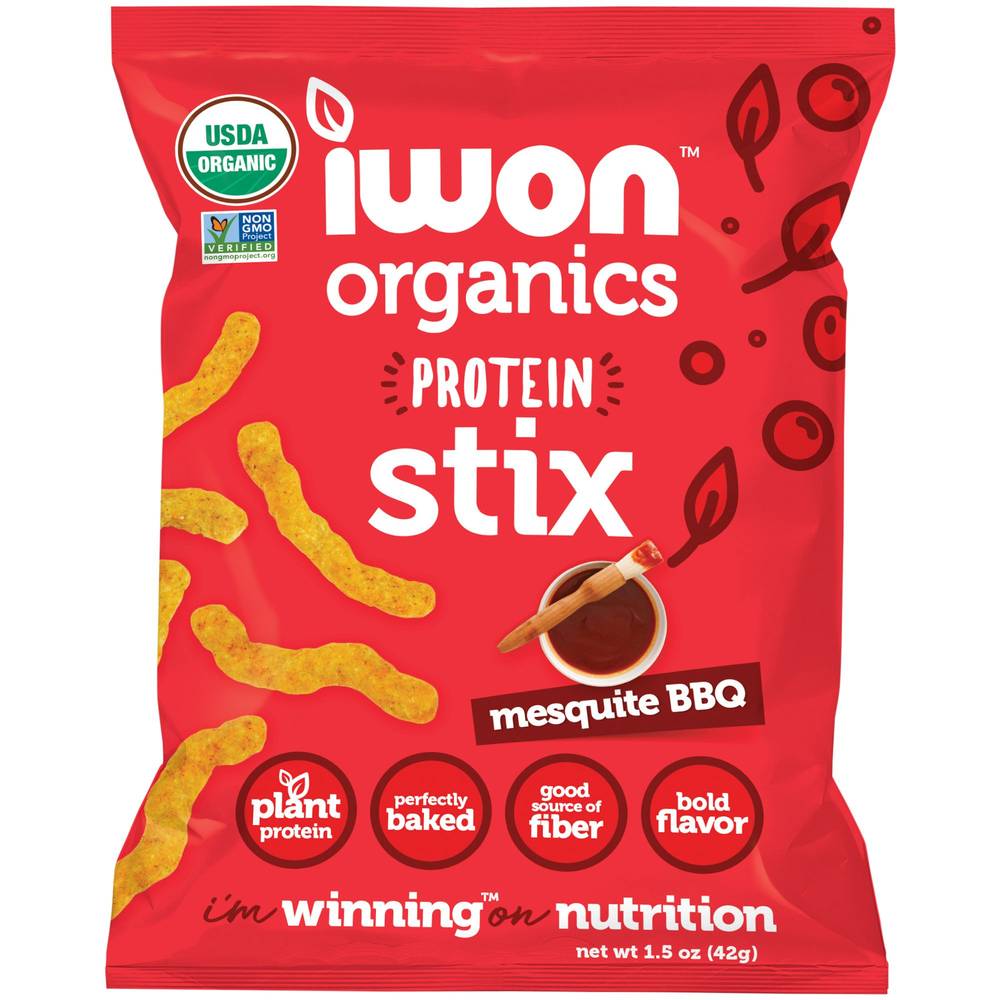 IWON Organics Protein Stix, Mesquite Bbq (1.5 oz)