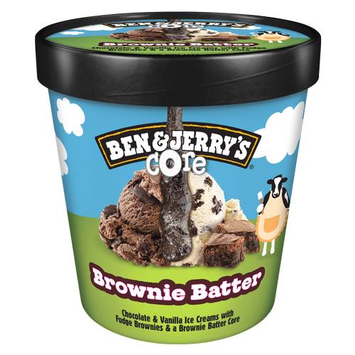 Ben & Jerry's Brownie Batter Core Ice Cream Pint