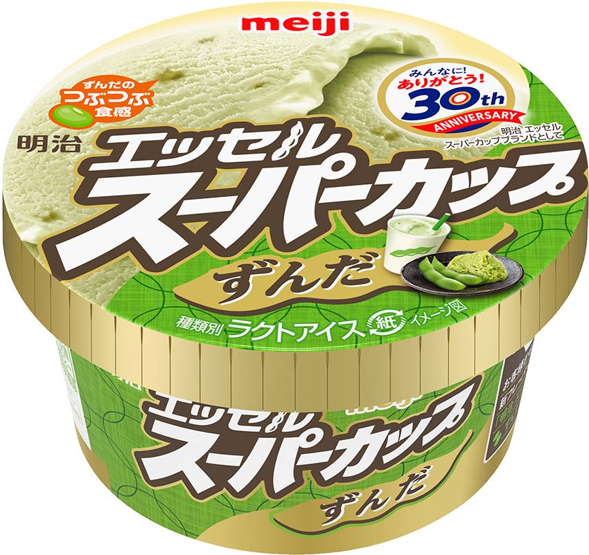 明治仙台毛豆奶昔超杯冰淇淋
