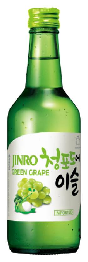 Jinro Green Grape, Soju (360ml)