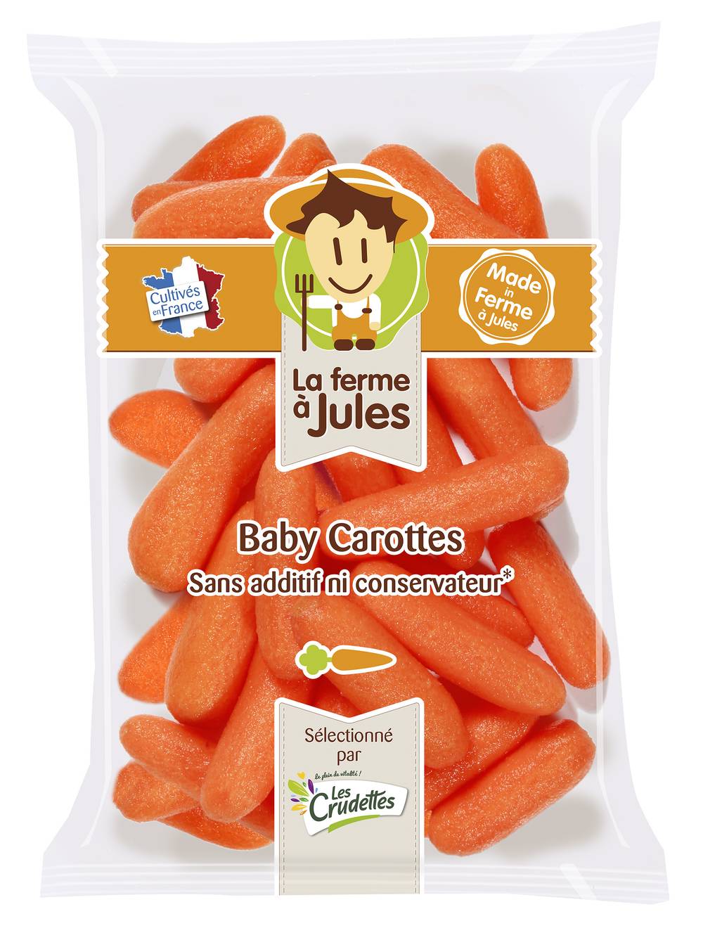 La Ferme à Jules - Baby carrot sachet (250g)