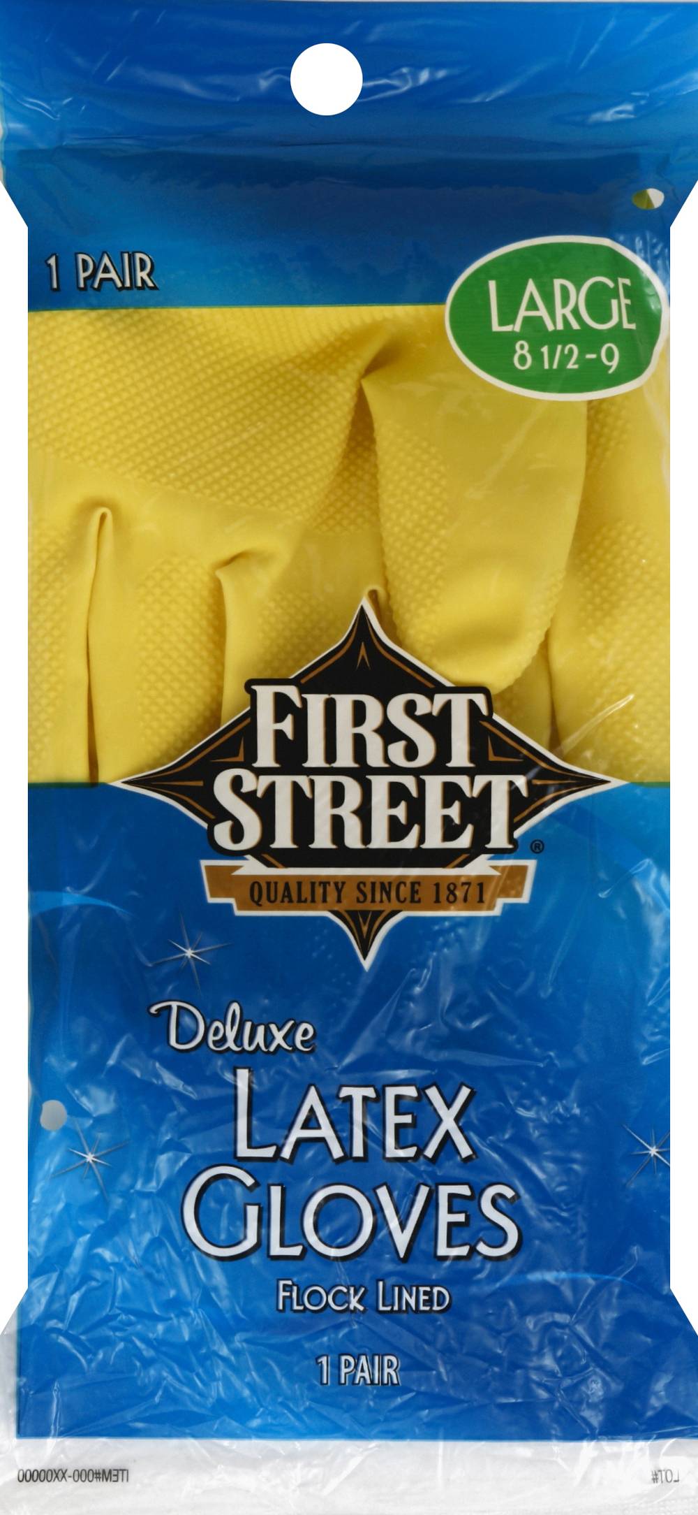 First Street Latex Gloves Large