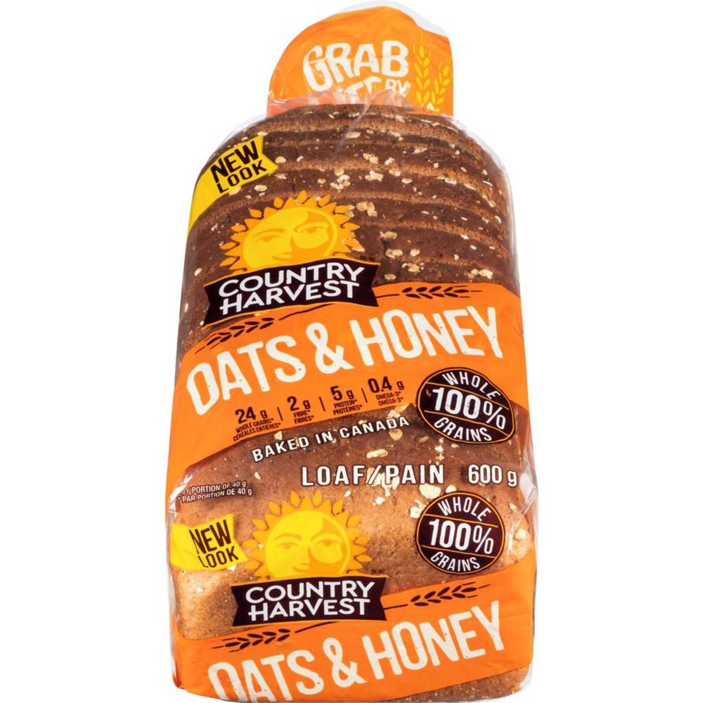 Country Harvest Oats & Honey Bread (600 g)