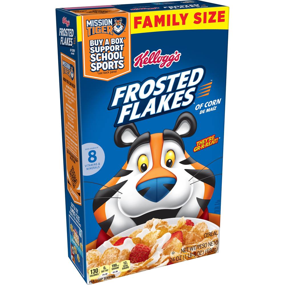 Frosted Flakes Breakfast Cereal, 24 oz