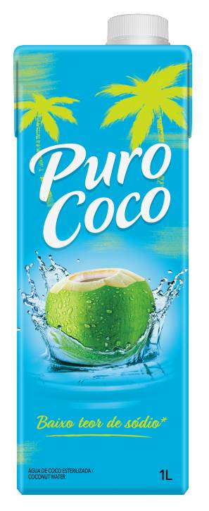 Puro coco água de coco esterilizada (1l)