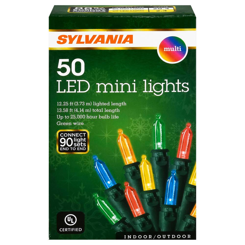 Sylvania Indoor / Outdoor Multi Mini Led Lights (50 ct)