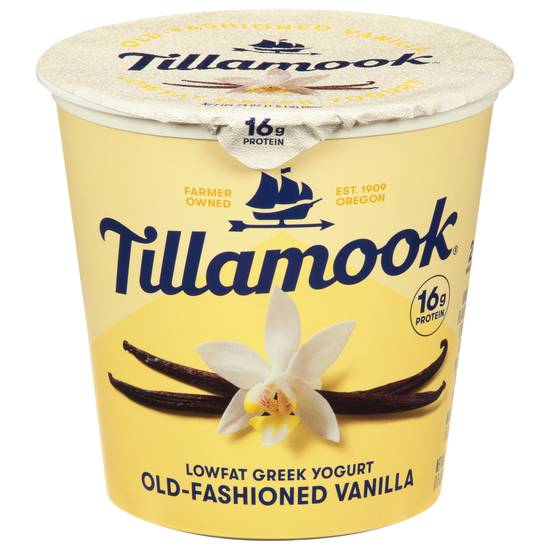 Tillamook Lowfat Greek Old-Fashioned Vanilla Yogurt (24 oz)