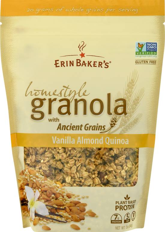 Erin Baker's Homestyle Granola Vanilla Almond Quinoa