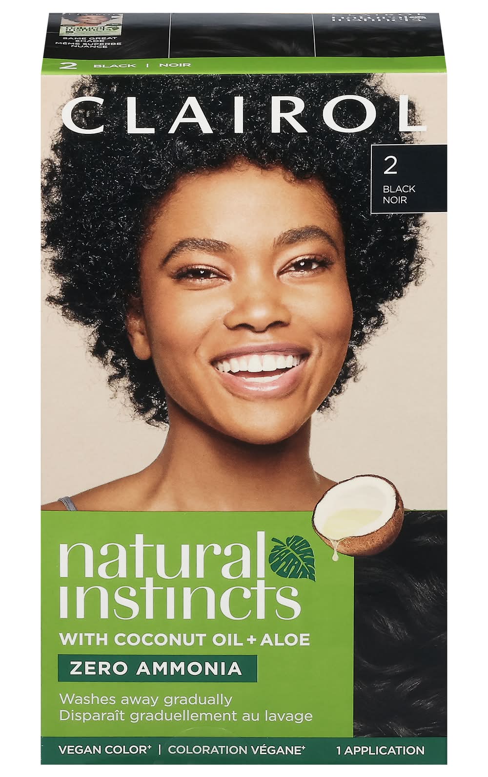 Natural Instincts Hair Color, Black (9.6 oz, 2 ct)