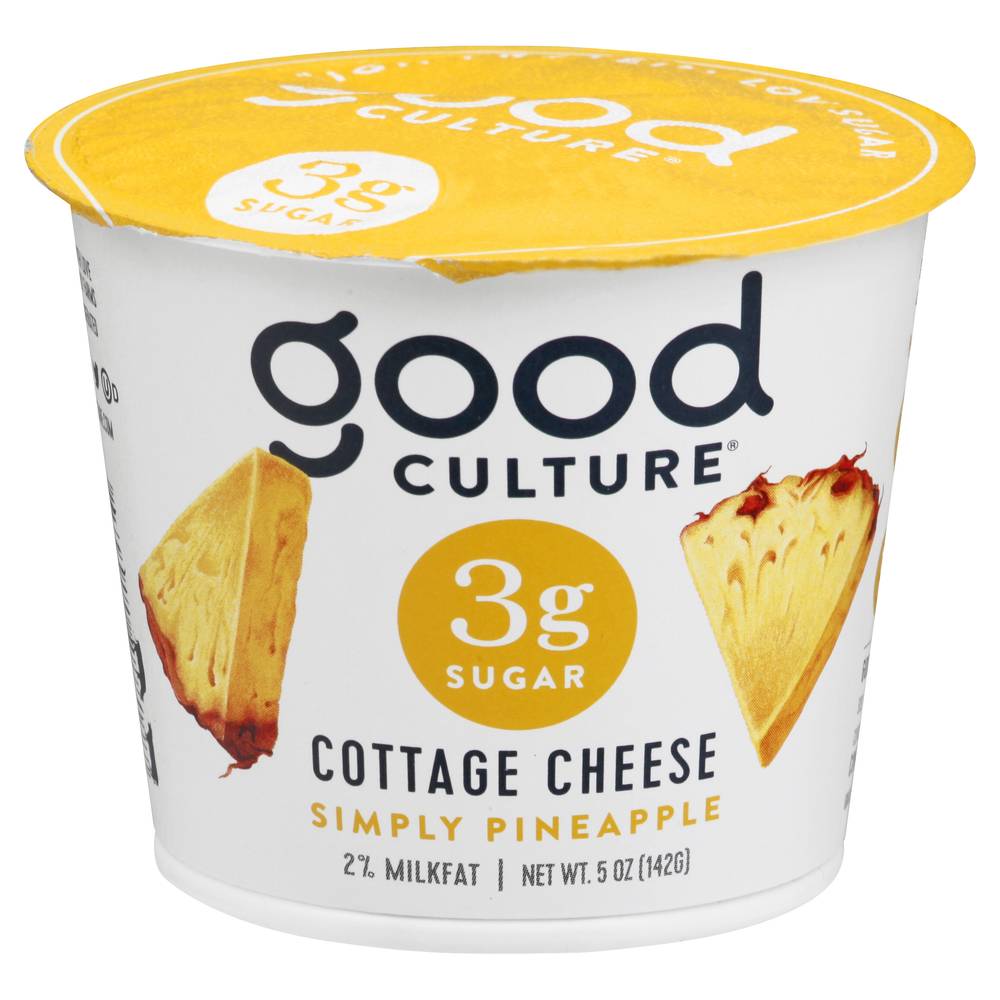 Good Culture 2% Milkfat Pineapple Cottage Cheese (5 oz)