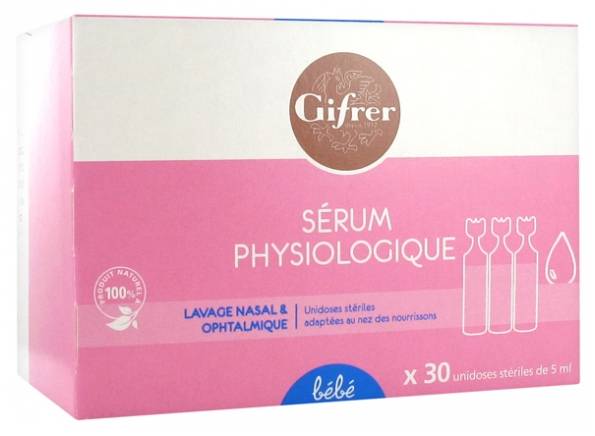 Gifrer Sérum Physiologique 30 x 5 ml