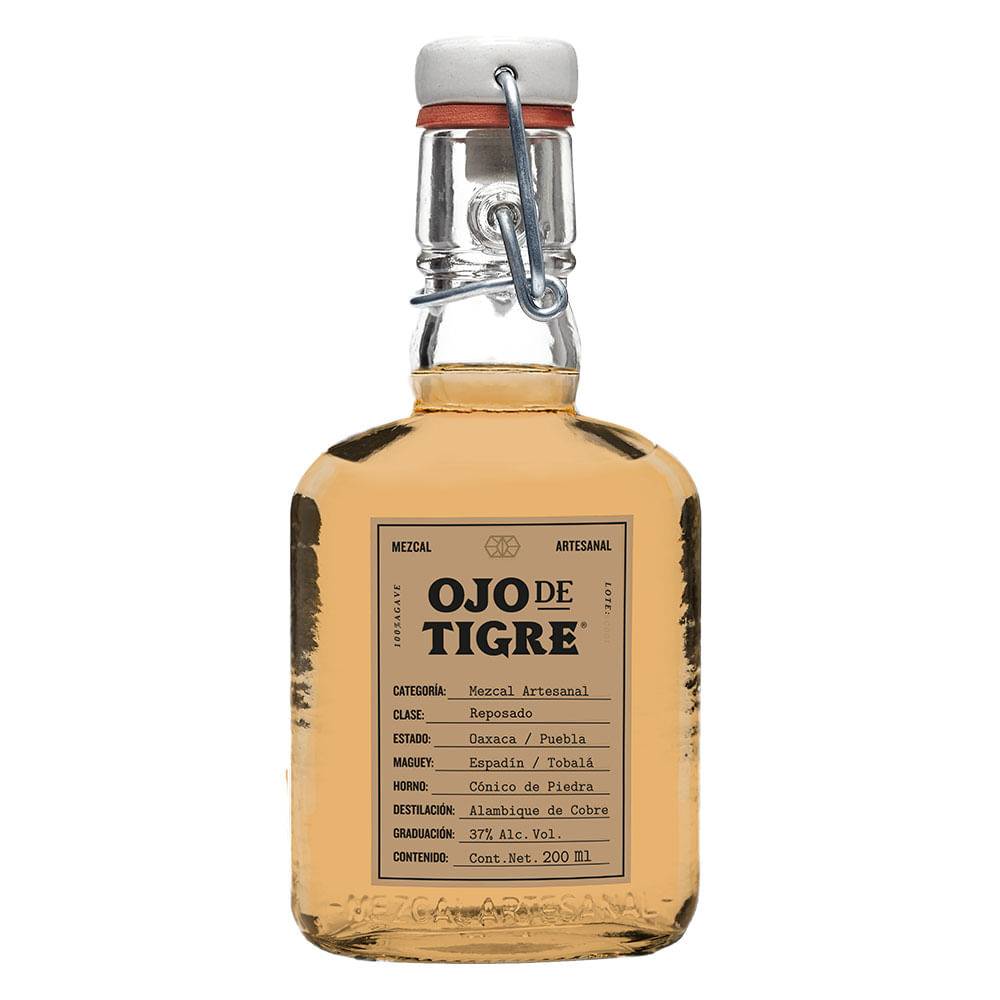 Ojo de tigre mezcal reposado (botella 200 ml)