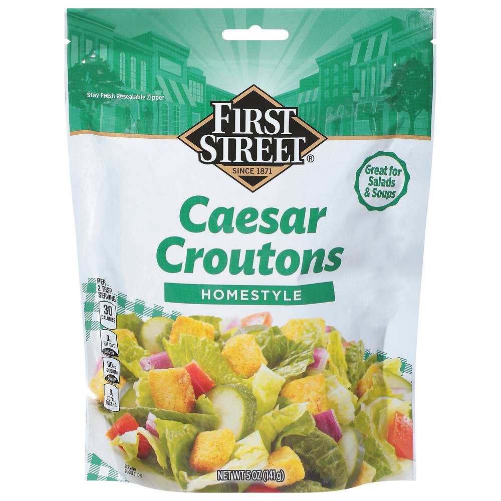 First Street Caesar Homestyle Croutons (5 oz)