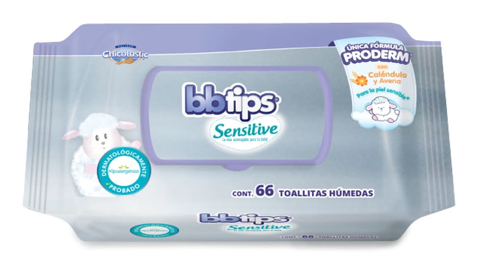 bbtips · Toallitas húmedas sensitive (150 g)