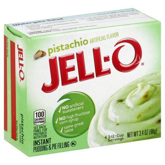 Jell-O Pistachio Flavor Instant Pudding & Pie Filling