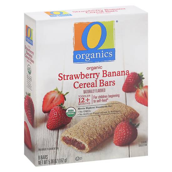O Organics Organic Strawberry Cereal Bars (8 x 0.7 oz)