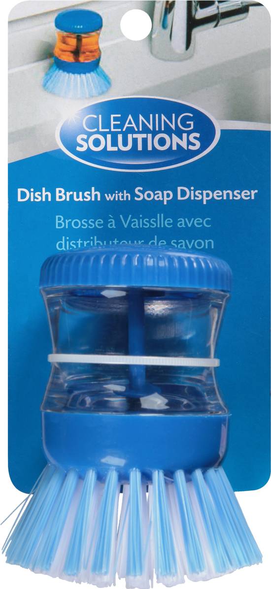 Cleaning Solutions Dish Brush With Soap Dispenser, Delivery Near You