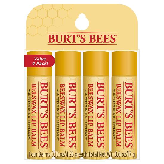 Burt's Bees Vitamin E & Peppermint Beeswax Lip Balm