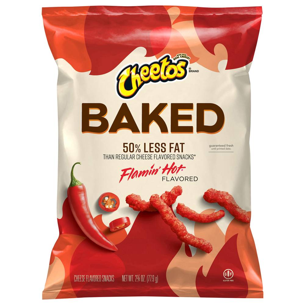 Cheetos Baked Snacks (flamin' hot-cheese)