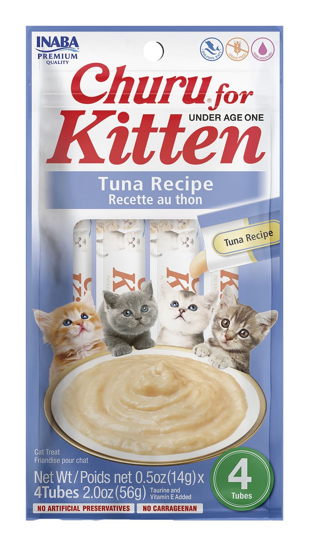 Inaba Churu Lickable Cat Treat - Kitten, Tuna (Flavor: Tuna)