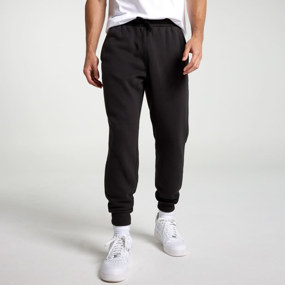DSG Men's Classic Fleece Jogger (Pure Black, XL)