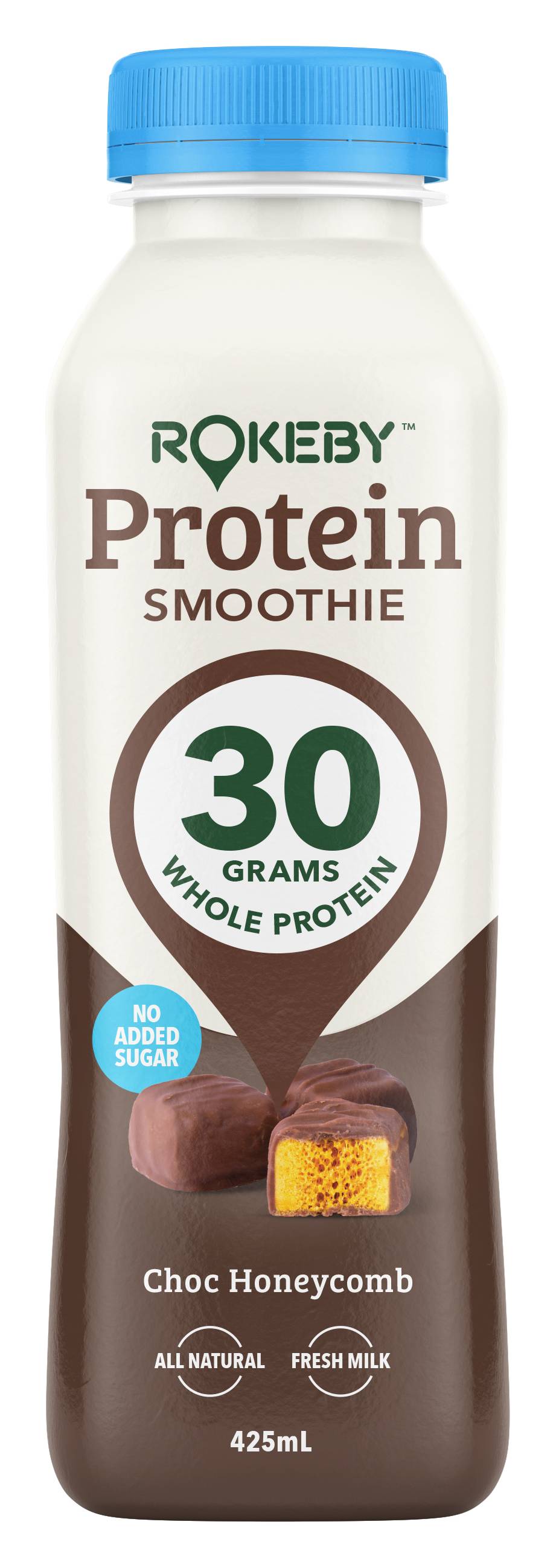 Rokeby Protein Smoothie, Choc Honeycomb (425mL)