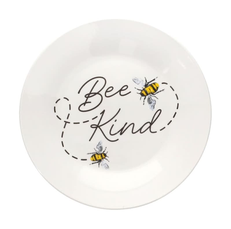 Royal Norfolk Spring Bee Ceramic Plates, 7.5 in (4 ct)