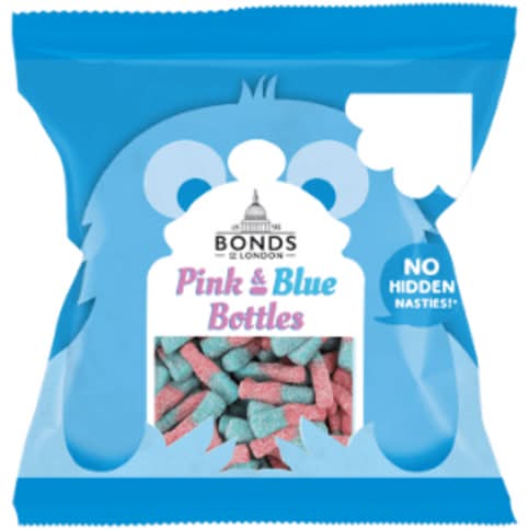Bonds Of London Fizzy Pink & Blue Candy Bottles (50g)