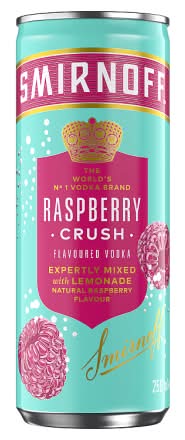 Smirnoff Raspberry Crush & Lemonade, Ready To Drink Premix Vodka (250ml)