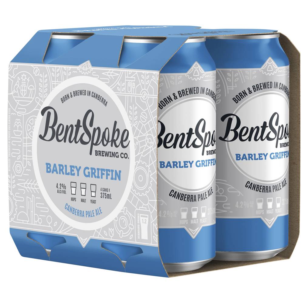 BentSpoke Barley Griffin Pale Ale Beer (4 x 375mL)