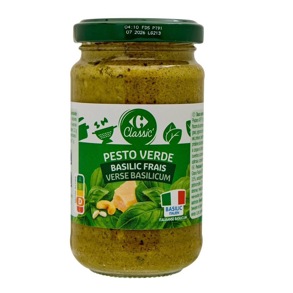 Carrefour Classic' - Sauce pesto basilic frais