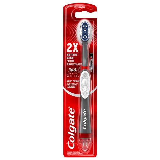 Colgate 360 Optic White Sonic Power Vibrating Toothbrush (1 ct)