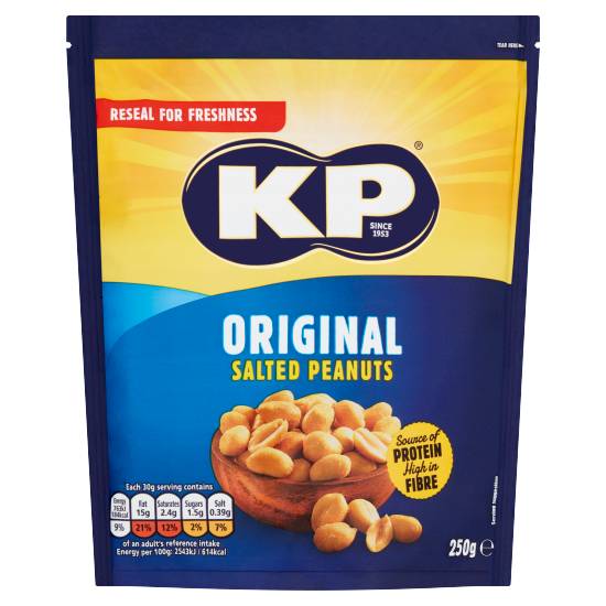 KP Original Salted Peanuts (250g)