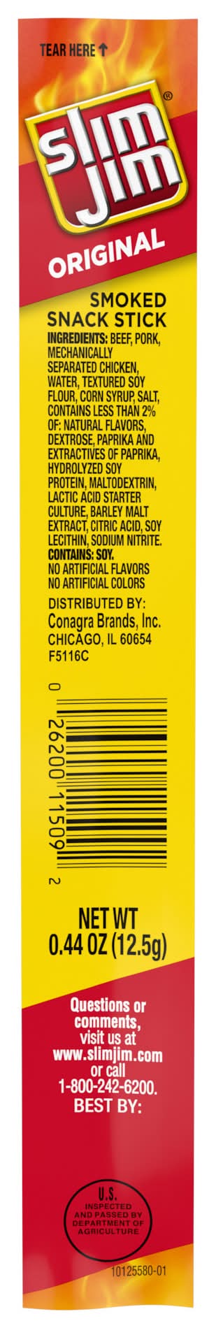 Slim Jim Original Smoked Meat Snack Stick (0.44 oz)