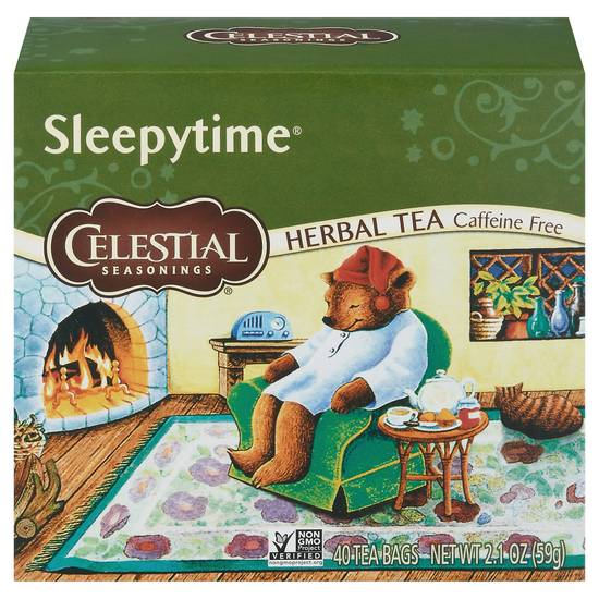 Celestial Seasonings Sleepytime Caffeine Free Herbal Tea (40 ct, 2.1 oz)