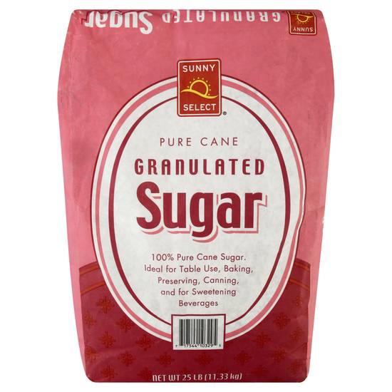 Sunny Select Pure Cane Granulated Sugar