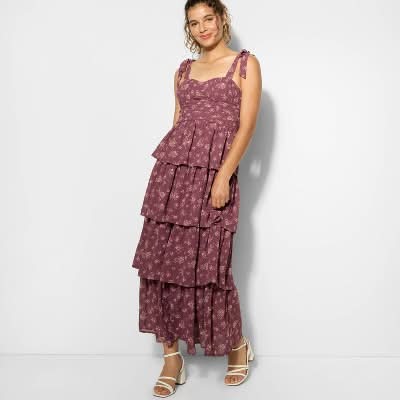 fitted lace wedding dress Dress Casual Maxi By Wild Fable In Red, Size:Xl main image 0