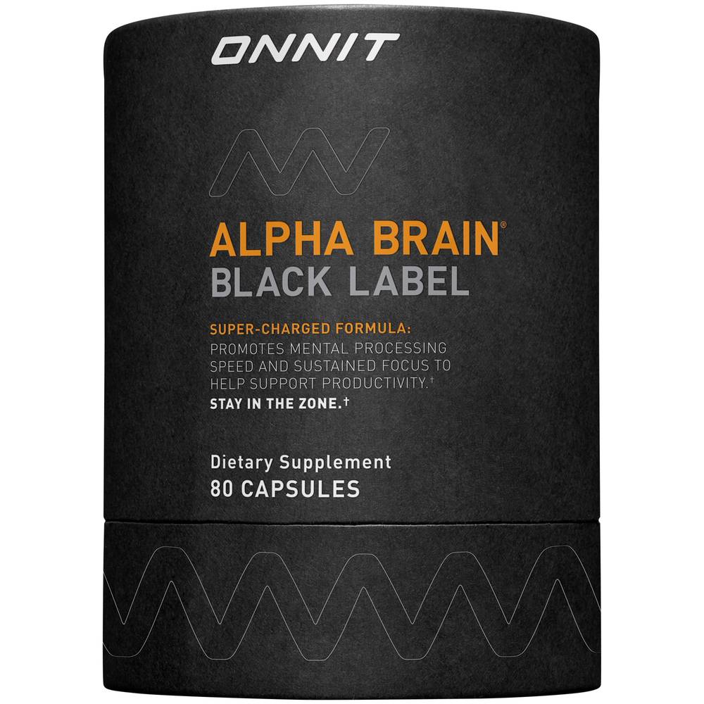 Onnit Alpha Brain Black Label