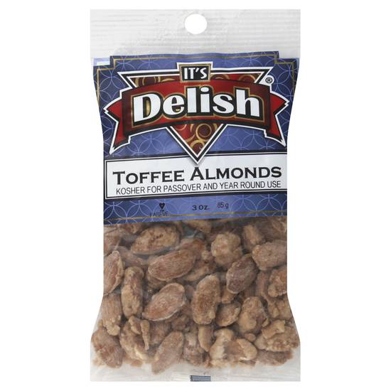 It's Delish Toffee Almonds (3 oz)