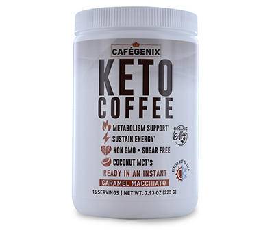 Cafegenix Keto Instant Coffee, Caramel Macchiato (7.93 oz)